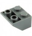 Dark Bluish Gray Slope, Inverted 45 2 x 2