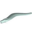 Light Aqua Wave Rounded Curved Single with Bar End (Flame, Sword)