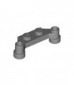 Dark Bluish Gray Plate, Modified 1 x 4 Offset