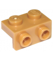 Pearl Gold Bracket 1 x 2 - 1 x 2