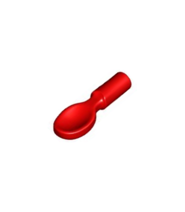 Red Minifigure, Utensil Spoon - Handle with Flat End