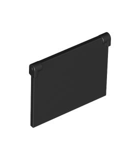 Black Glass for Window 1 x 4 x 3 - Opening