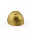 Metallic Gold Minifig, Visor Large with Trapezoid Area on Top