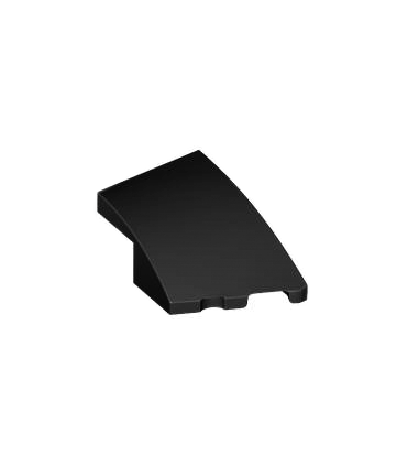 Black Wedge 3 x 2 Right No Studs