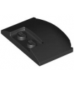 Black Wedge 3 x 4 x 2/3 Triple Curved
