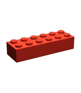 Red Brick 2 x 6