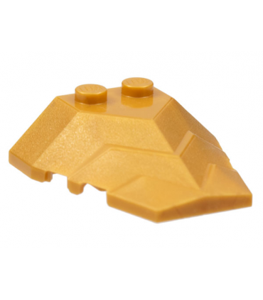 Pearl Gold Wedge 4 x 4 Angular Stepped Top