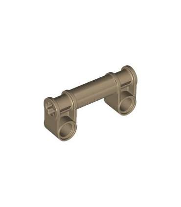 Dark Tan Technic, Axle and Pin Connector Perpendicular Double with Axle Connector 2L
