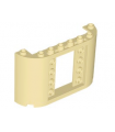 Tan Panel 2 x 8 x 4 with 2 x 3 1/3 Cutout with 4 Studs on Each Side