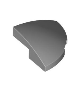 Light Bluish Gray Slope, Curved 2 x 2 x 2/3 Corner Round