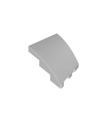 Light Bluish Gray Wedge 3 x 2 Left No Studs