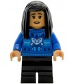 Cho Chang - Blue Holiday Sweater, Black Medium Legs