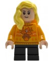 Hannah Abbott - Bright Light Orange Holiday Sweater, Black Short Legs