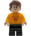 Cedric Diggory - Bright Light Orange Holiday Sweater, Black Medium Legs