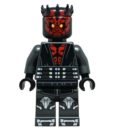 Darth Maul - Printed Legs with Silver Armor, Eyes without Black Pupils