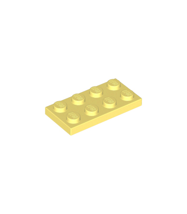 Bright Light Yellow Plate 2 x 4