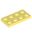 Bright Light Yellow Plate 2 x 4