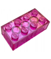 Trans-Dark Pink Brick 2 x 4