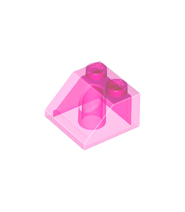 Trans-Dark Pink Slope 45 2 x 2