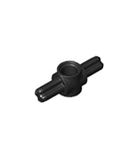 Black Technic, Axle and Pin Connector Hub with 2 Axles on Opposite Sides