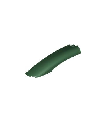 Dark Green Wedge 10 x 2 x 2 Left