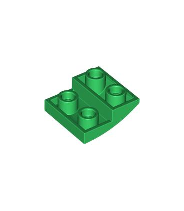 Green Slope, Curved 2 x 2 x 2/3 Inverted
