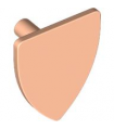 Light Nougat Minifigure, Shield Triangular Short