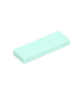 Light Aqua Tile 1 x 3