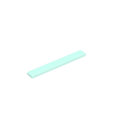 Light Aqua Tile 1 x 8