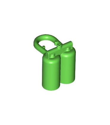Bright Green Minifigure Air Tanks