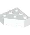 White Wedge 3 x 3 Facet