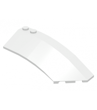 White Wedge 8 x 3 x 2 Open Right