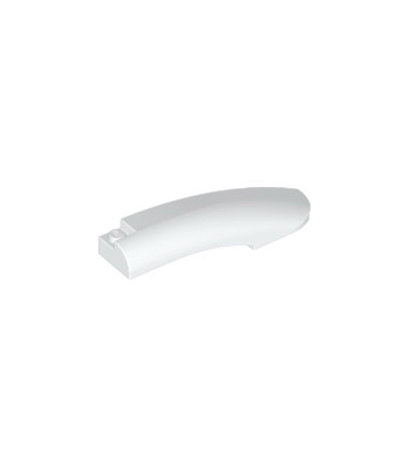 White Wedge 10 x 2 x 2 Right