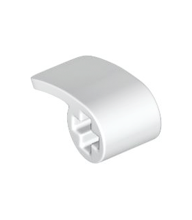 White Technic, Panel Curved 2 x 1 x 1