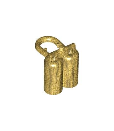 Pearl Gold Minifigure Air Tanks