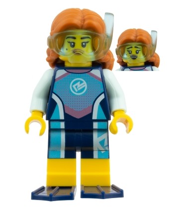 Marine Biologist, Series 29 (Minifigure Only without Stand and Accessories)