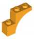 Bright Light Orange Arch 1 x 3 x 2 with Flat End