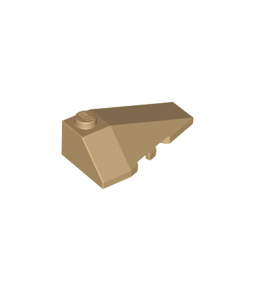 Dark Tan Wedge 4 x 2 Triple Right