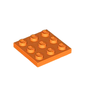 Orange Plate 3 x 3