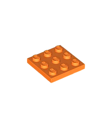 Orange Plate 3 x 3