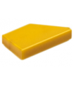 Pearl Gold Tile, Modified 1 x 2 Wedge Left
