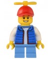 Billy - Blue Vest, Tiny Yellow Propeller