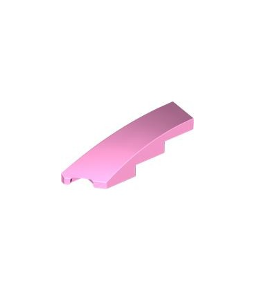 Bright Pink Wedge 4 x 1 Left