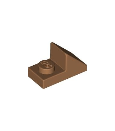 Medium Nougat Slope 45 2 x 1 with 2/3 Cutout