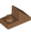 Medium Nougat Slope 45 2 x 1 with 2/3 Cutout