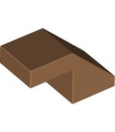 Medium Nougat Slope 45 2 x 1 with Cutout without Stud
