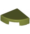 Olive Green Tile, Round 1 x 1 Quarter
