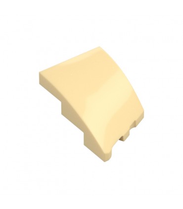 Tan Wedge 3 x 2 Left No Studs