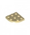 Tan Plate, Round Corner 3 x 3