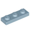 Sand Blue Plate 1 x 3